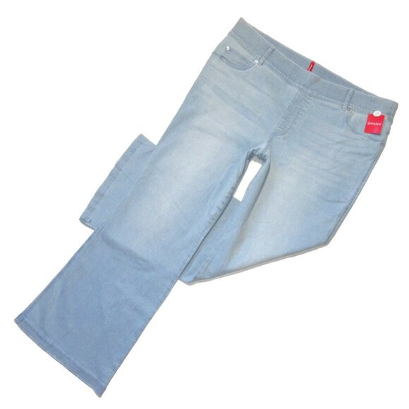 SPANX Denim - NWT SPANX 20348Q Petite Flare in Retro Light Pull-on Stretch Jeans 3X Petite